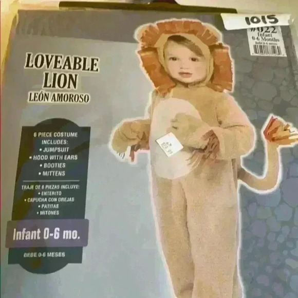 New lovable lion costume infant sizes - Picture 2 of 5